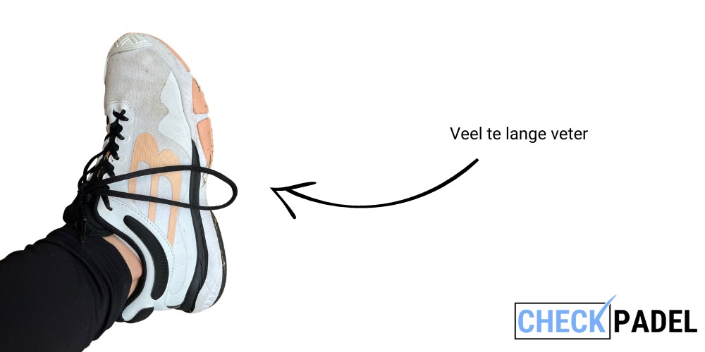 Bullpadel schoenen dames lange veters