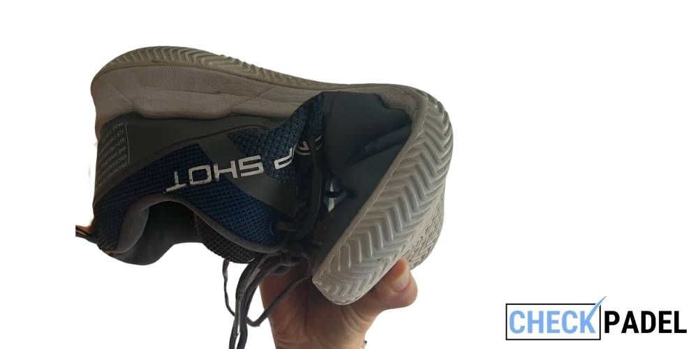Drop shot padelschoen flexibiliteit